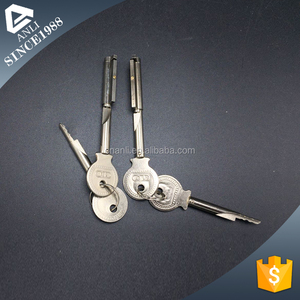 ANLI 35mm Comprimento Latão Deslizante De Vidro Freezer Bloqueio Para Deslizante Freezer Geladeira com Chave De Ferro - Product Image 4