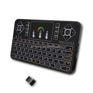 Q9带有迷你键盘遥控器的彩色背光智能空中鼠标 - Product Image 5
