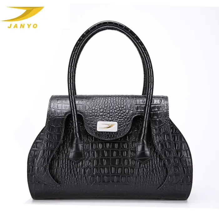 2023 nuovo design tote bag fashion personalizzato nero stile vintage modello coccodrillo borsa da donna di marca unica