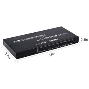 4x1 <strong>HDMI</strong> Switcher Quad Multi-viewer Seamless Full HD 1080p IR Control <strong>4</strong> in <strong>1</strong> Out HD Multiviewer <strong>HDMI</strong> <strong>Switch</strong> - Product Image 3