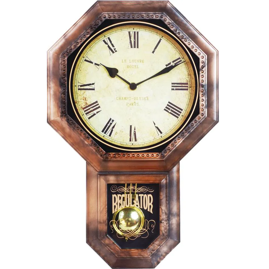 Grandi carillon orario antique plastica orologio a pendolo orologio da parete per parete e home and living room decoration