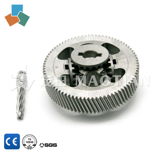 批发高品质标准尺寸复合蜗轮组低噪音/cnc 加工铝零件/双轴
