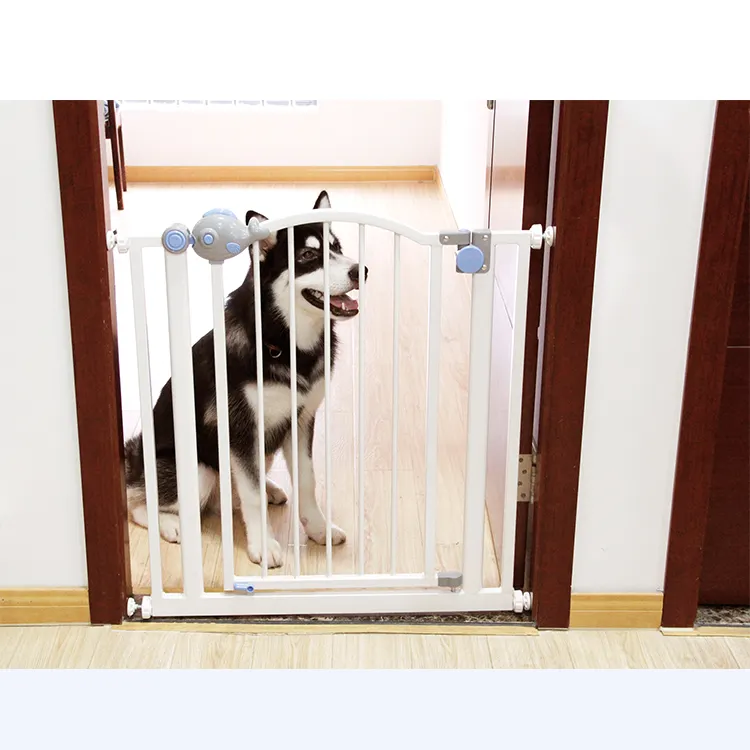 Großhandel Günstige Haustier Hund Metall Tür Barriere Raum Zaun Tor für Hund