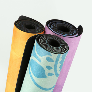 סיטונאי שחור מותאם אישית מודפס טבעי גומי EVA/NBR/PVC/TPE ידידותי לסביבה יוגה מחצלת הודו