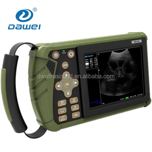 Paume nouveau design DW-VET6 cheval et équipement bovins, ultrasons test de grossesse pour vétérinaire