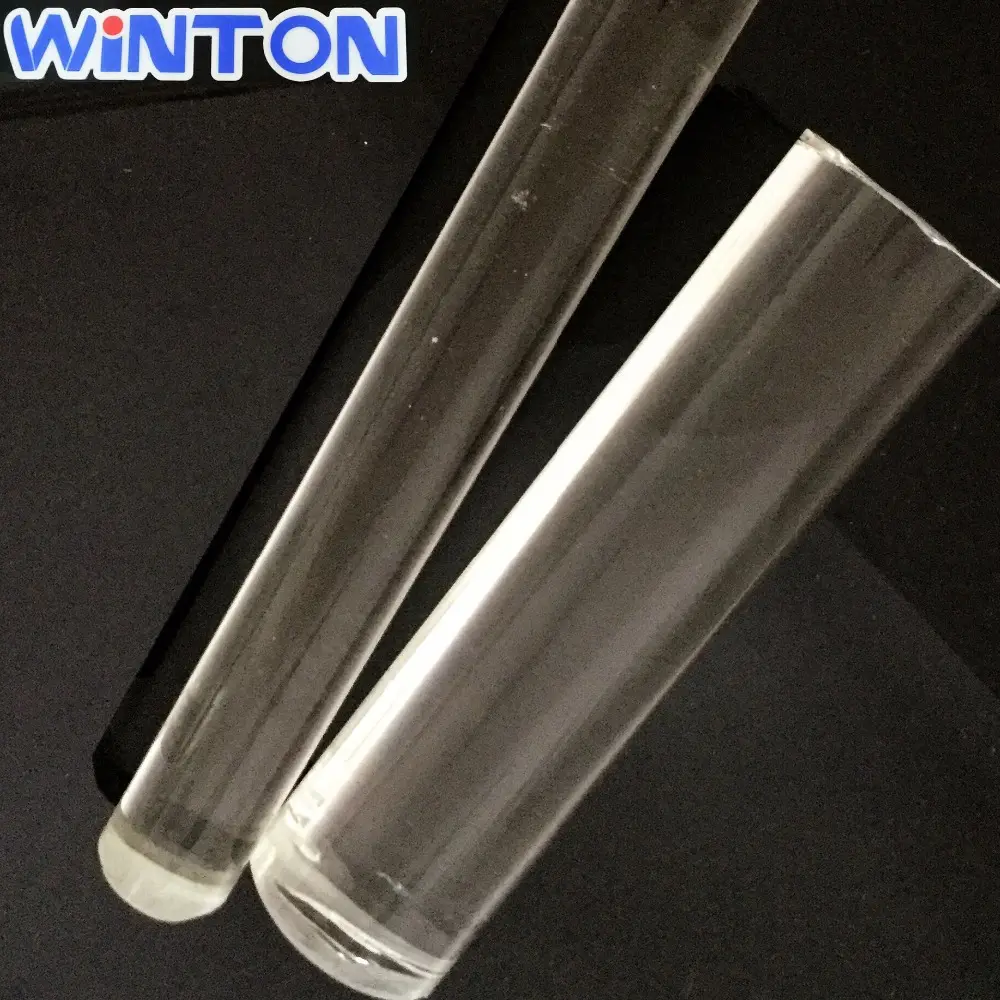 Durchmesser 5mm-200mm quarz glas stange, zylindrischen objektiv