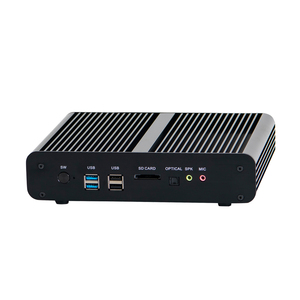 7th世代I7コンピュータデスクトップIntel Core i7-7560U 3.8GHzファンレスミニpc Dual Lan 4KプレーヤーIris HD 640 - Product Image 1