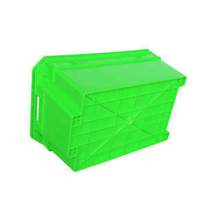 Caja de transporte de plástico para apilamiento industrial de pollo, caja de nido para alimentos y verduras