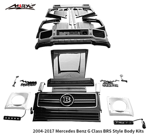 Vücut Kitleri Mercedes Benz W463 G500 G55 G63 G65 Vücut Kitleri BRS Stil W463 vücut kitleri - Product Image 6