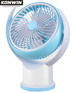 KONWIN-miniventilador de mesa portátil, ventilador recargable de 7 pulgadas, CC, oscilante, Led, gran oferta, RCF-8207 - Product Image 2