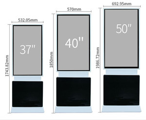 Lettore pubblicitario lcd totem da pavimento per segnaletica digitale con schermo lcd di rete WIFI Android da 55 pollici - Product Image 5