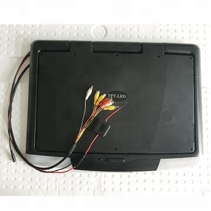 Roof Mounted 18.5&quot; 19&quot;inch Flip Down Vehicle Car coach Bus <strong>LCD</strong> <strong>Video</strong> Multimedia <strong>Monitor</strong> with SD USB Player Support HDM1 AV <strong>Input</strong> - Product Image 6