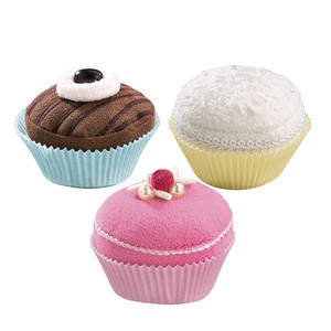 OEM özelleştirilmiş çocuklar eğitici doğum günü çikolatalı kek ve cupcake peluş oyuncaklar - Product Image 3
