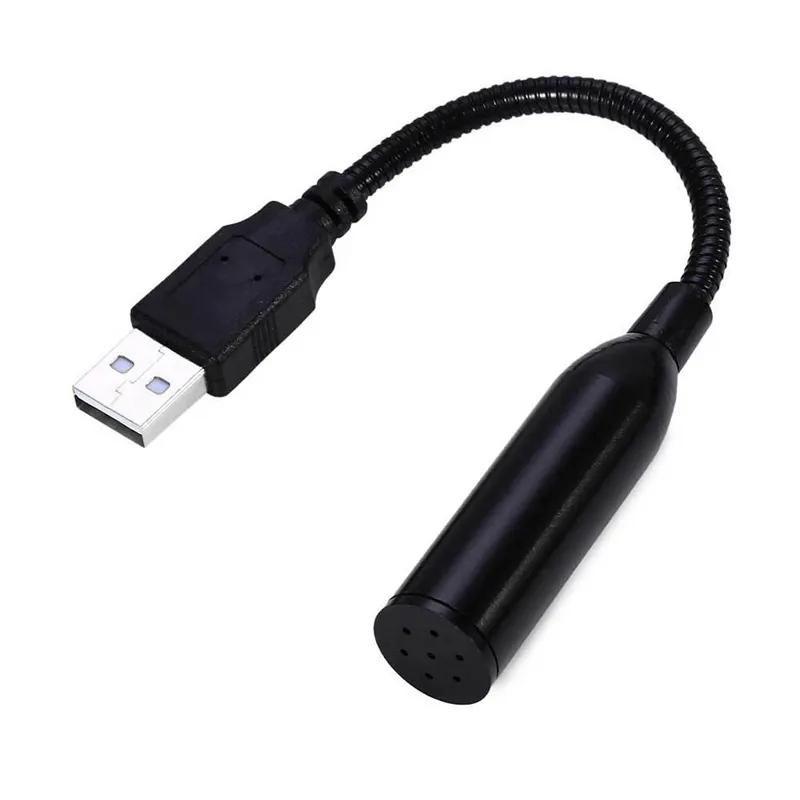 Mini micrófono USB para ordenador portátil, micrófono Flexible de posicionamiento para todas las direcciones, grabación de Chat de voz, para Notebook, PC, Mac