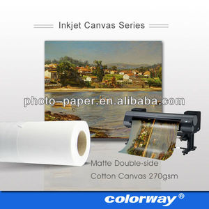 Chất Lượng Tốt Nhất 400 Gam Không Thấm Nước Glossy Microporous Bông Nghệ Thuật Vải Cuộn Giấy - Product Image 4