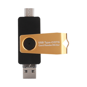 SD/Micro 卡读卡器，USB Type C 微型 USB OTG 适配器和 USB 3.0 便携式存储卡读卡器 - Product Image 1