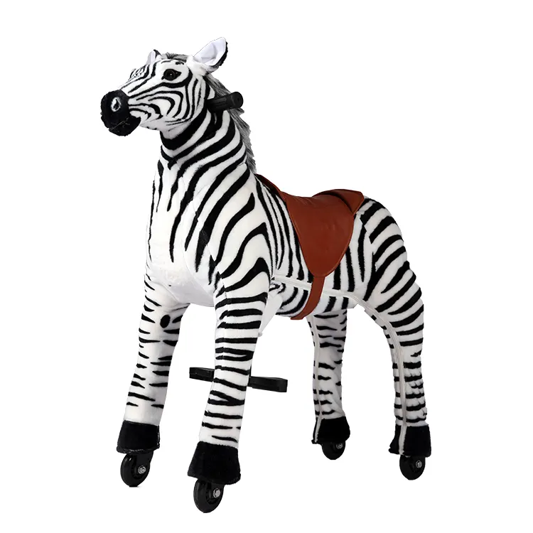 Lopen Dier Duizelig Up Ritten Zebra Rit Speelgoed