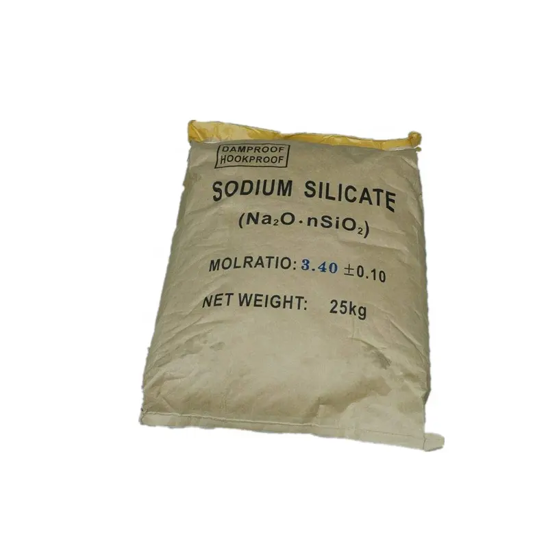 Silicato de sódio alcalino 98.5% para pó de lavagem