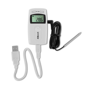 Elitech Registrador de Datos Digital con Interfaz USB Pantalla LCD Audio Alarma Registrador de Temperatura para Uso Industrial Sensores Externos - Product Image 4