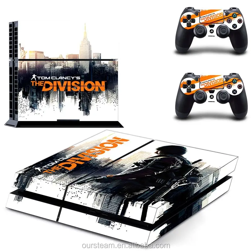 Decal Skin Cover For playstation 4 Console for PS4 Skin Stickers+2Pcs Controller Protective Skins
