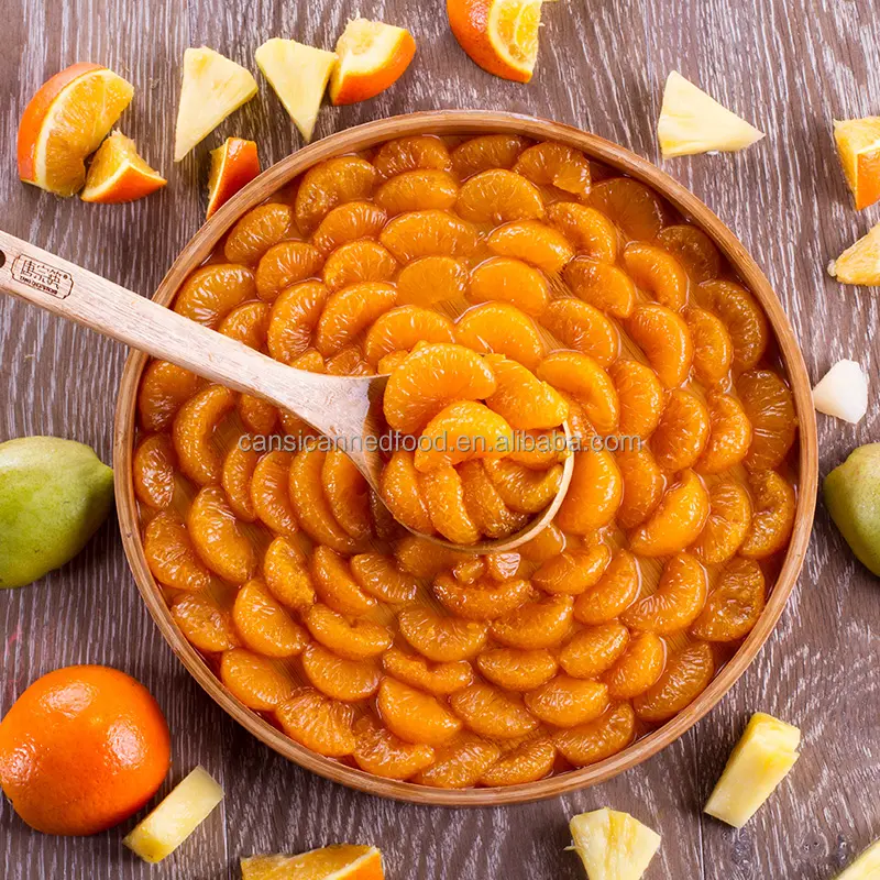 China berühmte Marke Zhenxin Dosen Obst Mandarinen in Sirup Dosen Orange