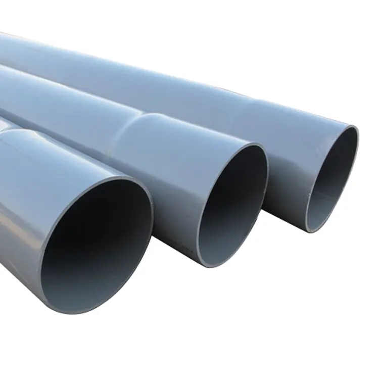 small diameter 63Mm PVC Black Water Pipe PVC Pipe Fittings