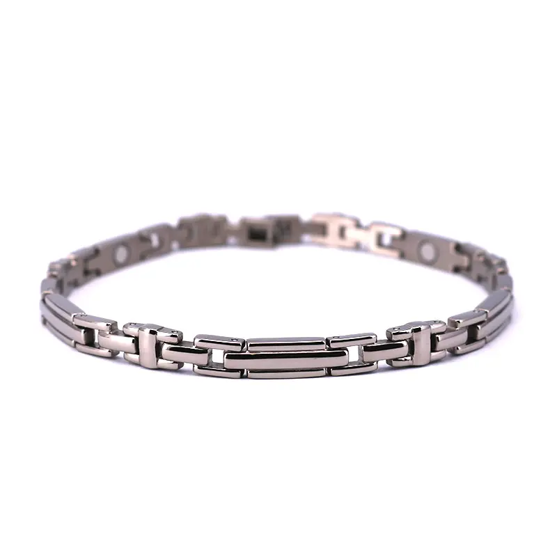 THX Jóias Elementos Titanium Puro Pulseira de Saúde Magnética Pulseira De Poder para Homens Mulheres Unisex Pulseira Ímãs 1pcs/opp Bag