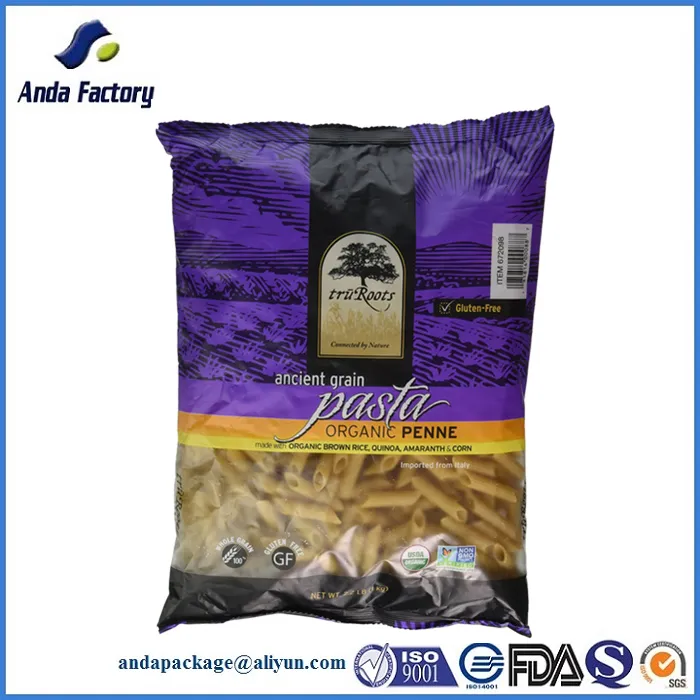 Pasta de grano antiguo/bolsa de embalaje de plástico espagueti