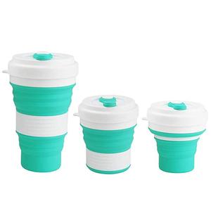 可折叠硅橡胶折叠杯硅胶折叠杯可膨胀水杯套装