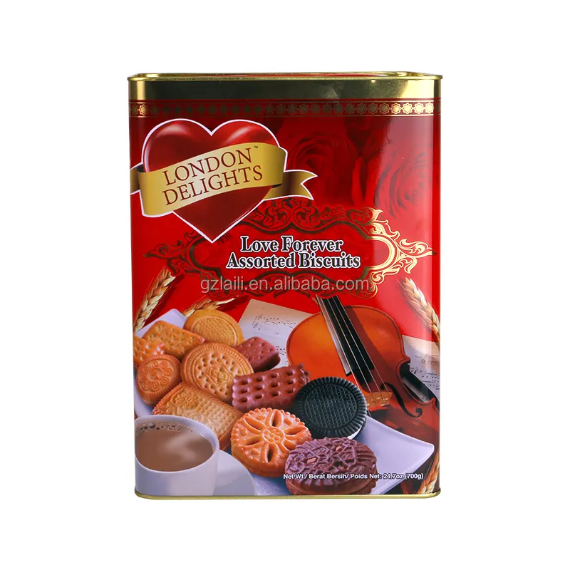 Biscuits en étain, 24 pièces, usine chinoise, biscuits, cookies sans cannelés