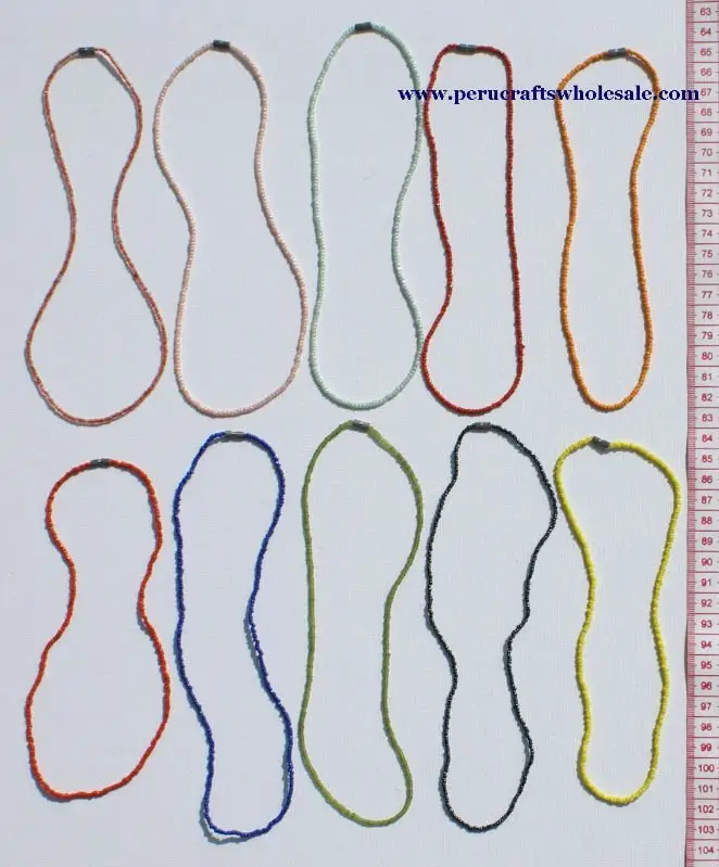 Color Necklaces of Pearl Strings Threads Lines, Jewelry Wholesale