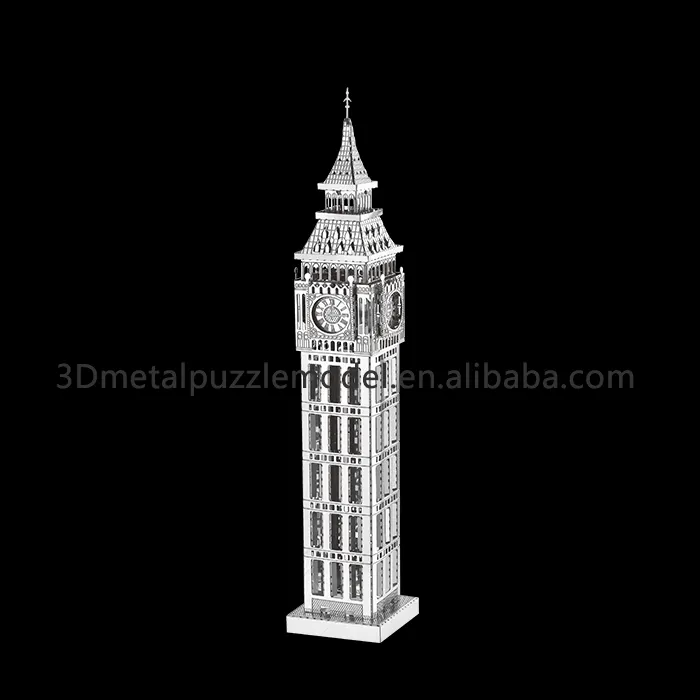 New 3D del metallo di puzzle GIOCATTOLI FAI DA TE modello Big Ben 3d giocattoli educativi