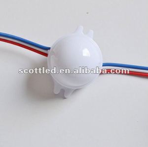 3 SMD 5050 Waterproof Smart Round Rgb WS2801IC <strong>Led</strong> <strong>Module</strong> <strong>Led</strong> Point Source Light DC12V;IP68 - Product Image 1