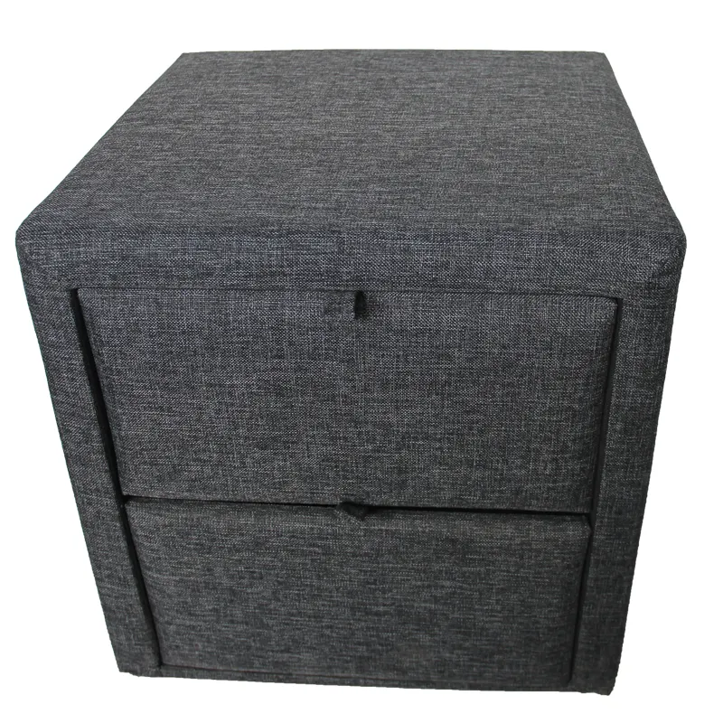 Caja de almacenamiento de tela con cajones para muebles y sillas