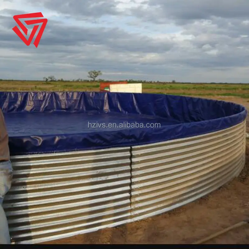 Water tank used round wave corrugated curved galvanized iron sheet