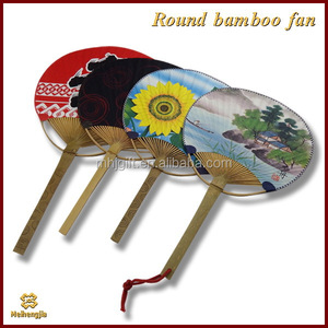 低价热销促销竹柄纸uchiwa fan