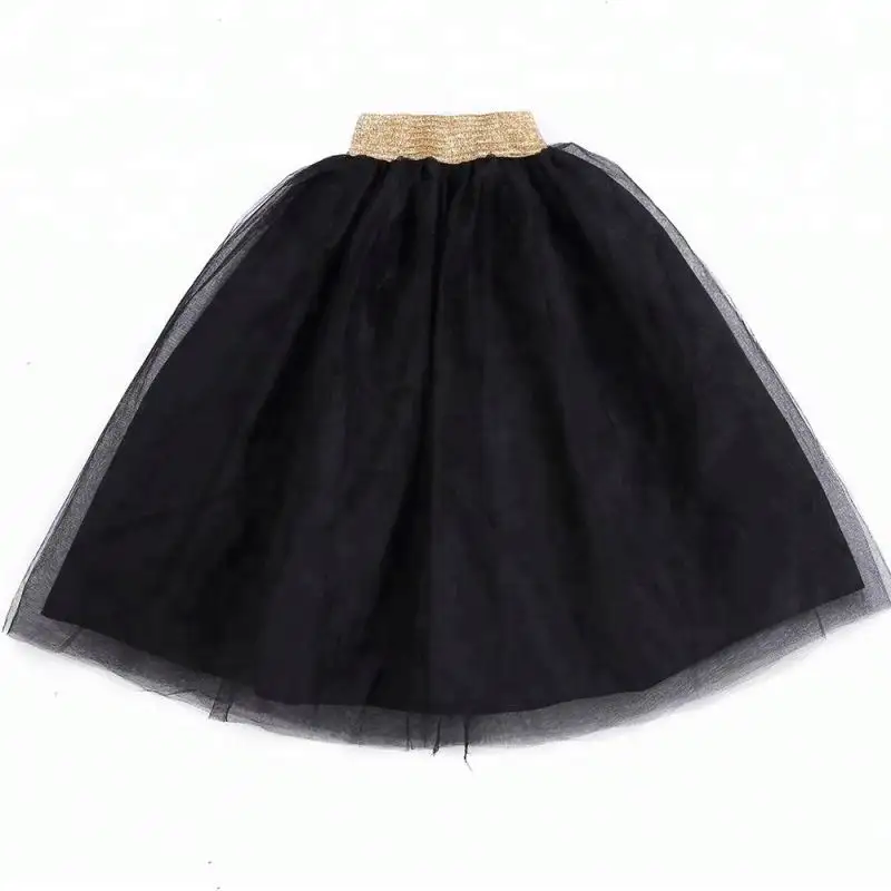 女の子のための最新デザインの黒いスカートのチュチュプロのふわふわ幼児の女の子のバレエチュチュ卸売