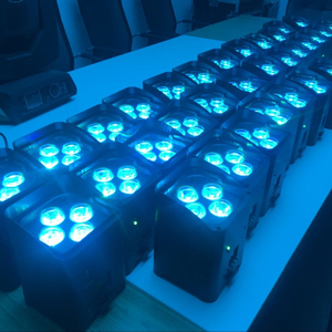 Smart Dj <strong>Moving</strong> Light WIFI <strong>Option</strong> DMX Wireless Battery Powered Led Uplight - Product Image 1