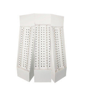 Formato personalizzabile Freestanding espositore da pavimento cremagliera carta riciclata fornitura all'ingrosso in cina