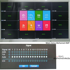 Factory Security CCTV System Analog <strong>Camera</strong> 16pcs Set <strong>16</strong> Channel DVR Kit 16CH HD Video Recorder