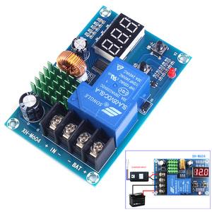 XH-M604แบตเตอรี่ Charger โมดูลควบคุม DC 6-60V เก็บแบตเตอรี่ลิเธียมชาร์จ IC ควบคุมสวิทช์ป้องกัน LED จอแสดงผล - Product Image 1