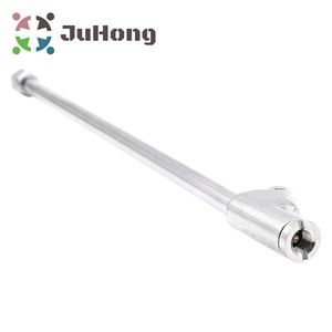 14 "uzun Tilt Kilit Düz Kafa Çift Ayak Krom Kaplama hava mandreni 1/4" NPT Lastik Şişirme hava mandreni Lastik şişirme Aracı