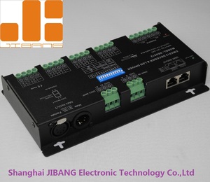 שנחאי JIBANG 7Ax12CH מתח קבוע 8 ביטים/16 Bits 500Hz/5000Hz מגבר אות <span class=keywords><strong>DMX512</strong></span> הוביל בקר מפענח DE8512