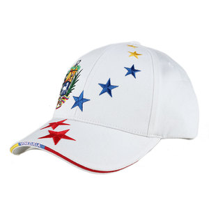 Beyaz nakış Venezuela beyzbol şapkası - Product Image 5