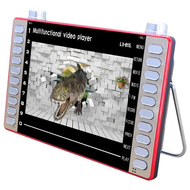 Lecteur vidéo multifonction 8 pouces, appareil pour visualiser vidéo et Audio, écran de 7 pouces, nouveauté 2019