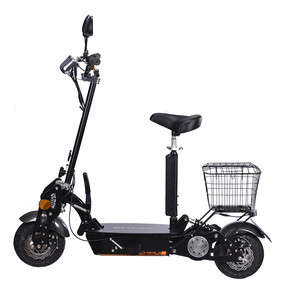 Chihui E-scooter折りたたみ式電動スクーター-20 km/hシート付き電動スクーター500WE-Scooter for Adults EU承認、黒 - Product Image 1