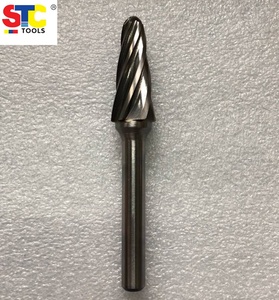 Karbür çapak alüminyum Tungsten çelik döner aracı uçları kalıp taşlayıcı uçları parlatma oyma sondaj oyma
