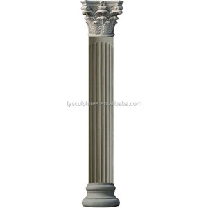มือที่เป็นที่นิยมแกะสลักหินอ่อนหินโบราณโรมันคอลัมน์สำหรับการตกแต่ง - Product Image 1