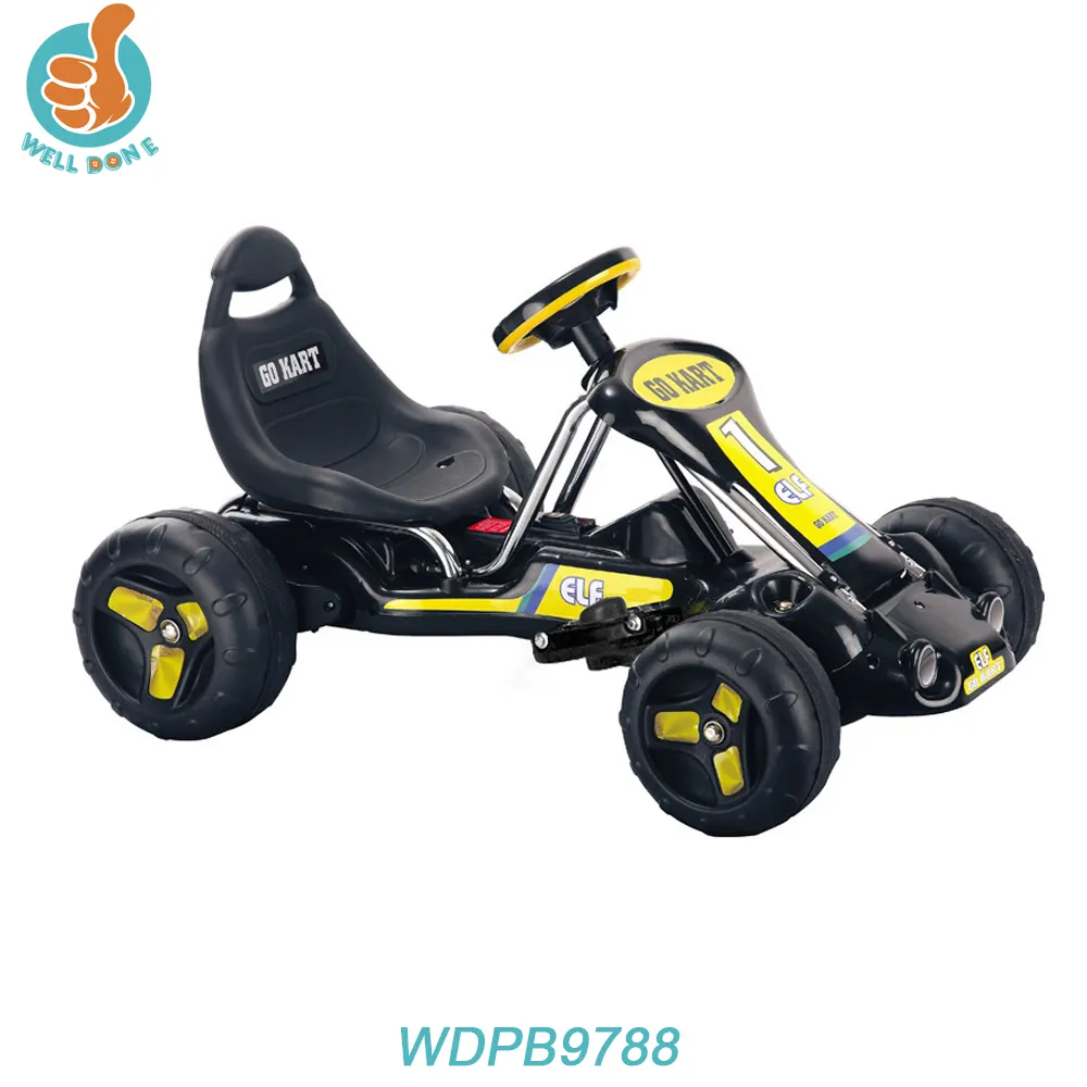 SHANGHAI foot pedal car for kids battery operated optional go cart easy assemble baby car cheap racing go kart for sale
