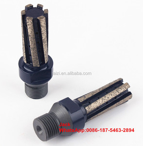 RAIZI מכירה לוהטת <span class=keywords><strong>Cnc</strong></span> מכונת ואקום Brazed יהלומי קידוח קצת אצבע יהלומי אצבע קצת הנתב גרניט קוורץ השיש